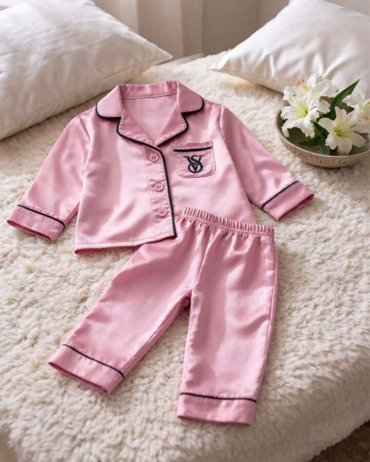 Pygama Satin  bebe